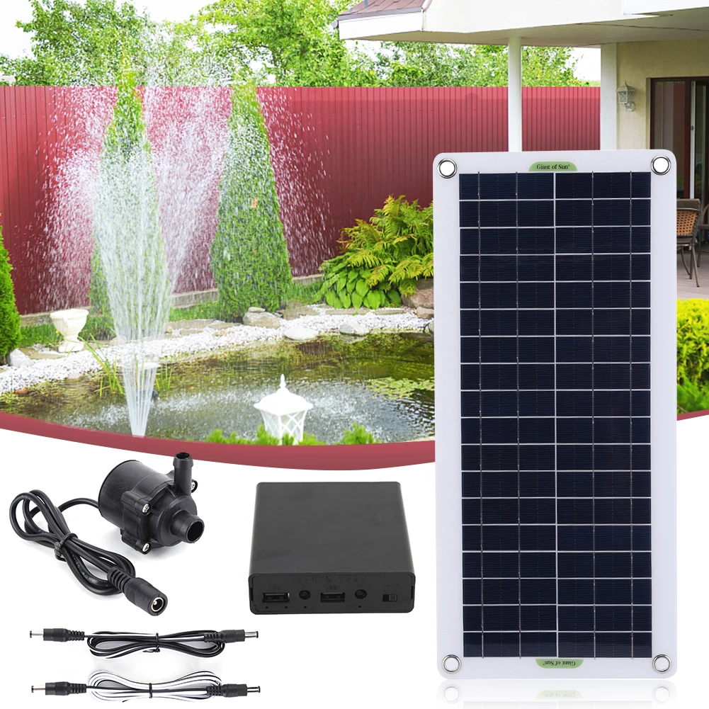 Bonsai Garden Fountain - Zestaw pompy wodnej solarnych 30W 800L/H