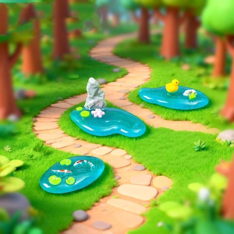 【MA】Mini Ozdoby do stawów z ży – Bonsai Koi Garden recenzja i cena