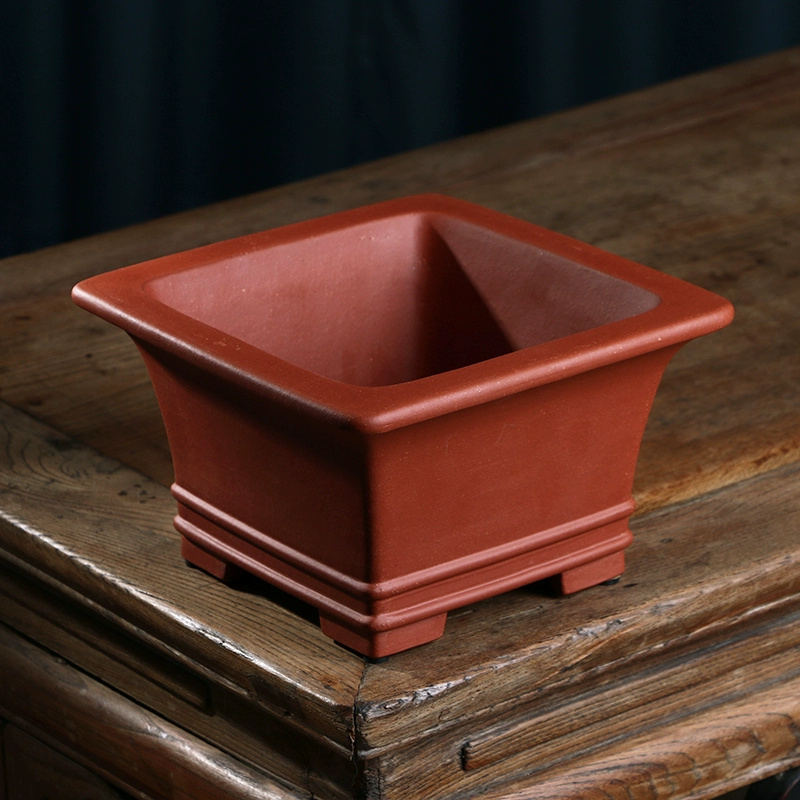 Pruple Sand Square Bonsai Pot, – Bonsai Garden Table recenzja i cena